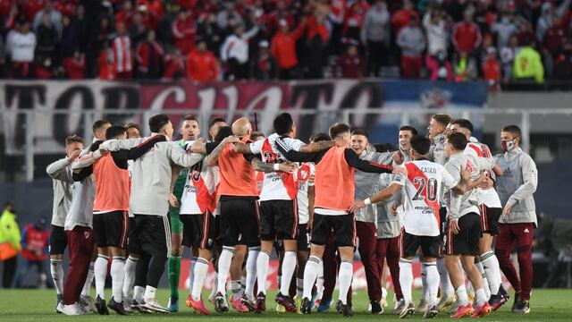 River festejó en el Superclásico.