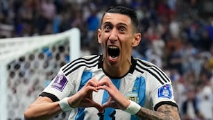 Di María se despidió de la Selección Argentina (AP Foto/Natacha Pisarenko)