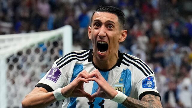Di María se despidió de la Selección Argentina (AP Foto/Natacha Pisarenko)