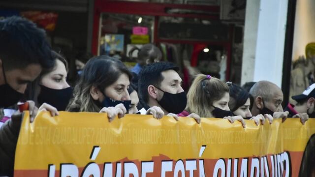 Los padres, abuelos y tíos encabezaron la marcha que más apoyo contó desde que desaparició Guadalupe Lucero. Recorrió las calles de la Ciudad de San Luis.