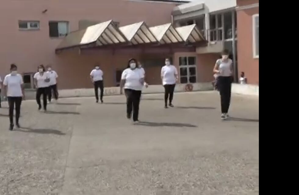 Enfermeras de Puerto Deseado bailan Jerusalema, tema musical símbolo de la pandemia