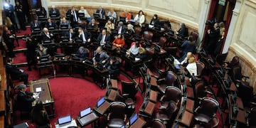 Sesión en el Senado de la nación sin quorum para tratar pliegos judiciales . 
Congreso
Foto Federico Lopez Claro