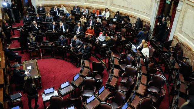 Sesión en el Senado de la nación sin quorum para tratar pliegos judiciales . 
Congreso
Foto Federico Lopez Claro