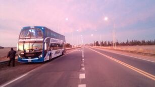 Una mujer falleció en pleno viaje.