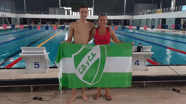 Benjamín Ghione cada vez mejor en el Evaluativo Nacional de Natación