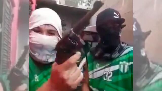 Los enmascarados que amenazaron a los rivales serían dos jugadores del plantel de Bella Vista.
