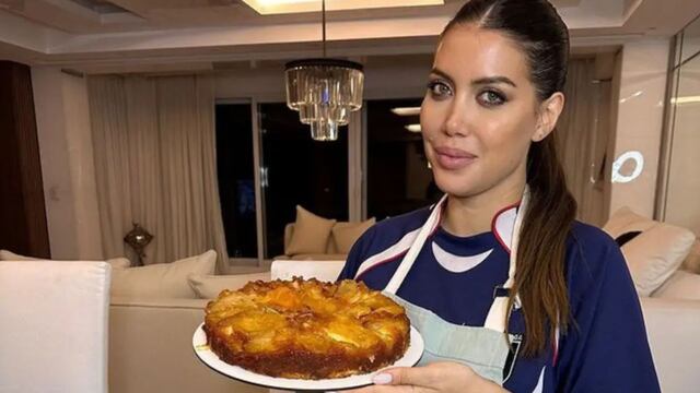 Cómo preparar la torta invertida de manzanas, la receta estrella de Wanda Nara.