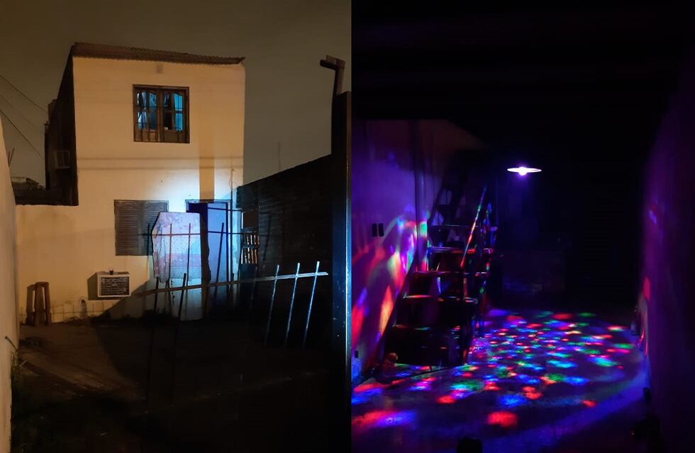 Fiesta clandestina: vieron el móvil policial y salieron corriendo