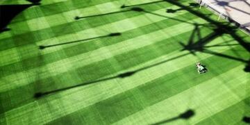 El césped de La Plata, una preocupación para los cuerpos técnicos.