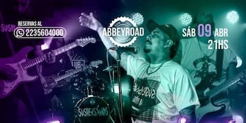 Será este sábado desde las 21hs en Abbey Road. También tocarán las bandas invitadas: Origen y El Club.