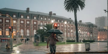 Tormenta en Mar del Plata