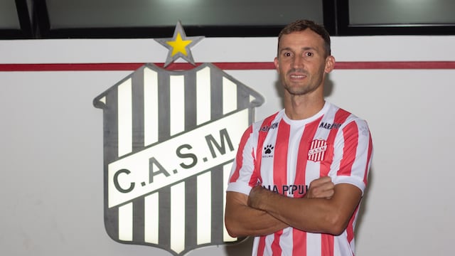 Ahora con la rojiblanca de San Martín, pero siempre Albiazul en el recuerdo de Talleres. Gonzalo Klusener cumplió 41 años y quiere más (San Martín).