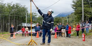 Habilitación de la red de gas en el Barrio Akar de Ushuaia