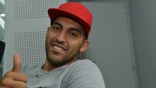 Ramón Wanchope Ábila en Córdoba. (Foto: Raimundo Viñuelas)