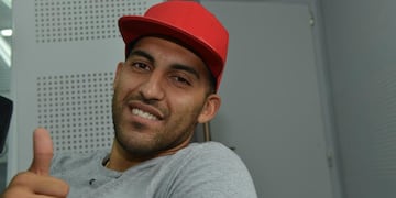 Ramón Wanchope Ábila en Córdoba. (Foto: Raimundo Viñuelas)