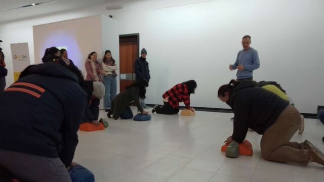 El ICEDeL capacitó en RCP y Primeros Auxilios