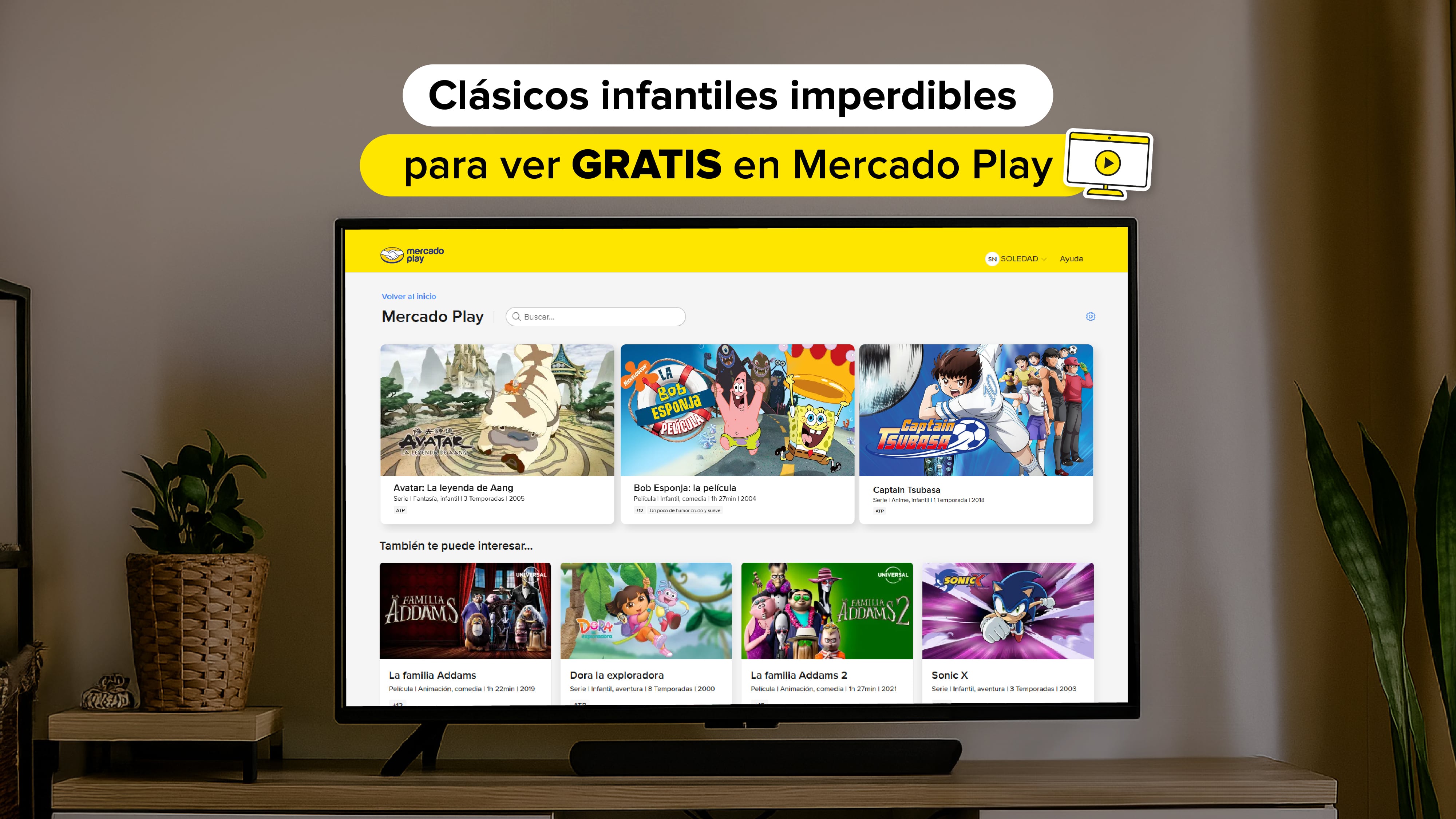 Vacaciones de invierno: cómo ver series y películas infantiles gratis en Mercado Play