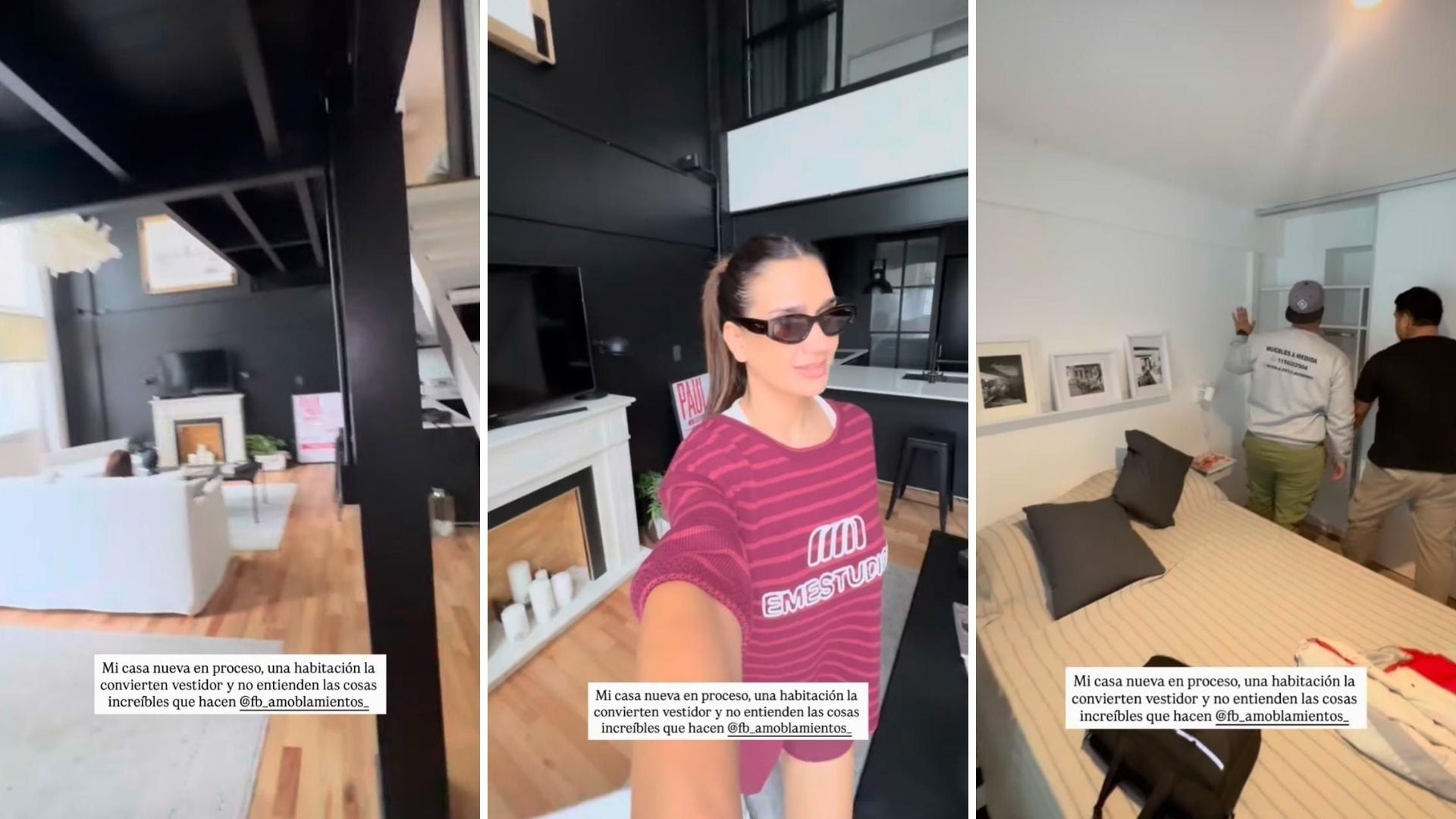 Con chimenea y colores neutros, así va quedando la casa de Momi.