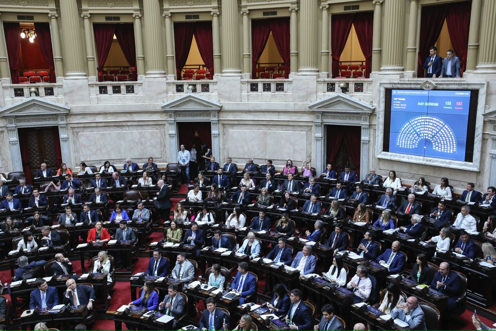 La Cámara de Diputados sesiona para aprobar el Presupuesto 2026 (Foto: HCDN)