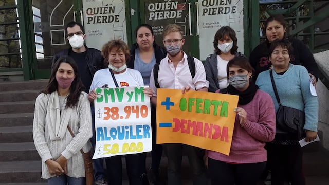Protestas por los altos alquileres en Rafaela