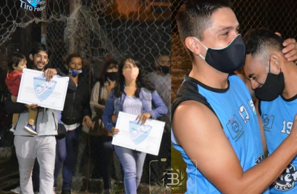 Emotivo reconocimientos a los héroes de Baltazar en el Club Atlético Tiro Federal Cosquín