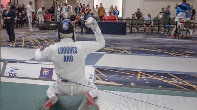 Jesús Lugones, mendocino con medalla de bronce en los Juegos Odesur Asunción 2022.