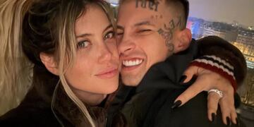 Se filtró un video de L-Gante en el baño de un hotel en París después de tener intimidad con Wanda Nara