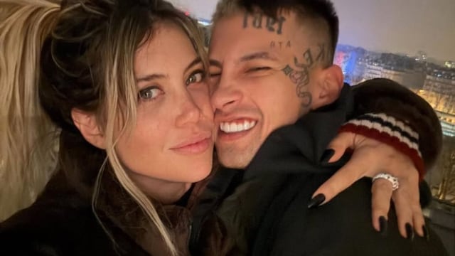 Se filtró un video de L-Gante en el baño de un hotel en París después de tener intimidad con Wanda Nara