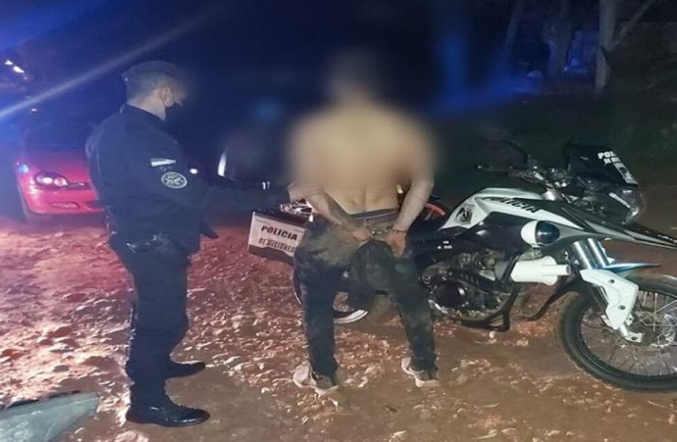 Terminó detenido cuando intentaba incendiar una vivienda vecina