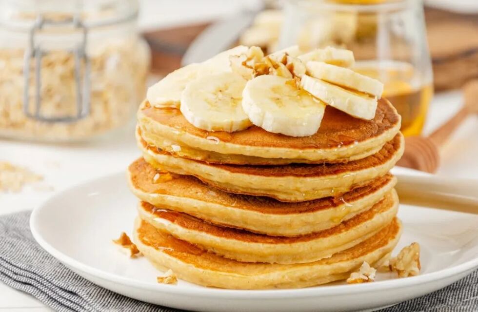 Panqueques de avena sin azúcar, sumamente saludables y fáciles de hacer