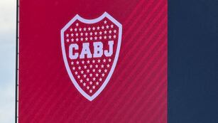 Así apareció el escudo del Xeneize en la pantalla del Monumental.