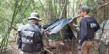 Desmantelan campamento de cazadores furtivos en San Pedro.