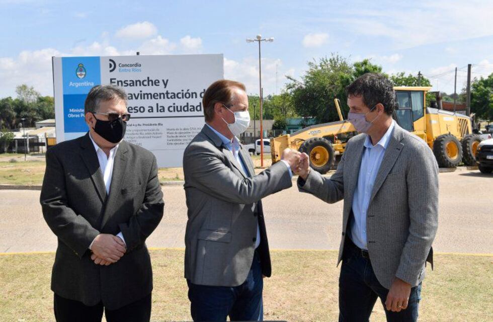 Se firmaron las actas de inicio para dos importantes obras en Concordia