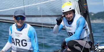 Los campeones en Río 2016 tuvieron su mejor actuación del día en la quinta regata de la competición.