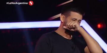 Mariano Bustos, entre lágrimas, conquistó a Ricardo Montaner (La Voz).