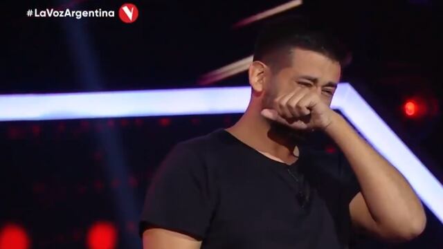 Mariano Bustos, entre lágrimas, conquistó a Ricardo Montaner (La Voz).