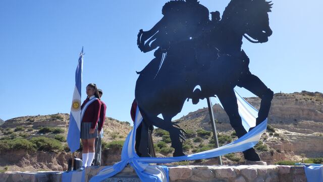 La figura del general Manuel Eduardo Arias, el héroe humahuaqueño cuyo valor y patriotismo se evocó este miércoles en Jujuy.