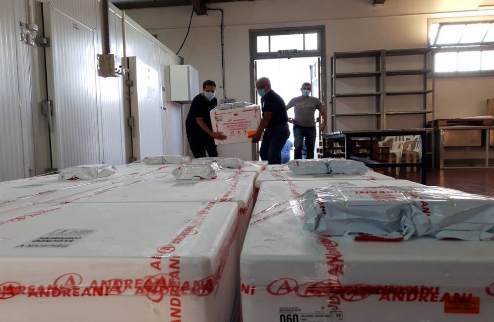 Llegaron a Entre Ríos 12.800 nuevas dosis de vacunas Sputnik V