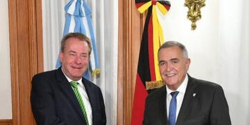 Jaldo recibió al embajador de Alemania en Argentina, Dieter Lamlé.