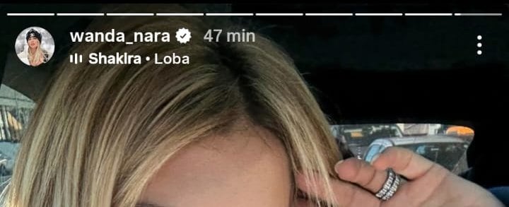 Wanda Nara en Instagram.