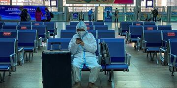 China contra el coronavirus. (AP)