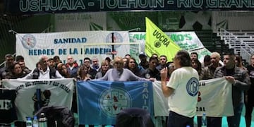 Vuoto felicitó a la nueva conducción de la CGT Río Grande