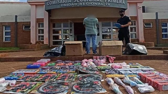 Varios operativos en la zona Norte provincial lograron desbaratar contrabando de objetos .
