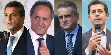 Massa, Scioli, Rossi y "Wado", los nombres fuertes que suenan en el Frente de Todos.