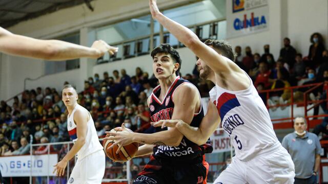 Federico Elías, el basquetbolista involucrado en el accidente. (Leandro Gómez / Prensa Instituto)