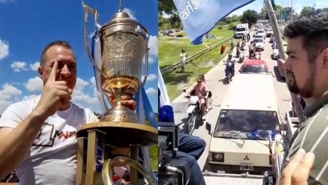 Werner fue recibido por una multitud.