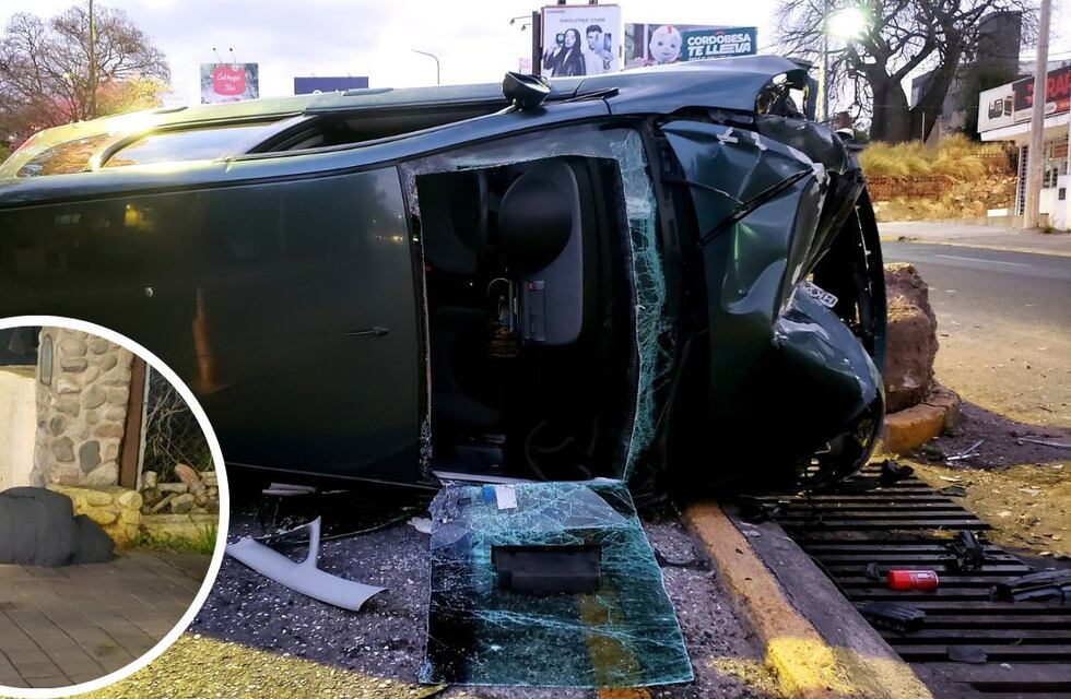 “Me robó el auto”: dijo el padre del hombre borracho que tumbó y se durmió en una vereda de Córdoba