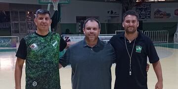 Gutiérrez, Britos y Bernardi cuerpo técnico Deportivo y Cultural Arroyito 2024