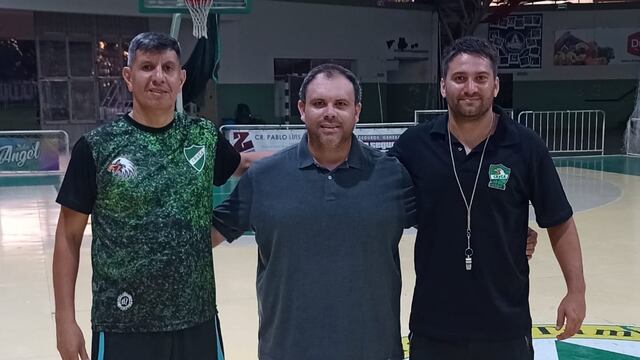 Gutiérrez, Britos y Bernardi cuerpo técnico Deportivo y Cultural Arroyito 2024