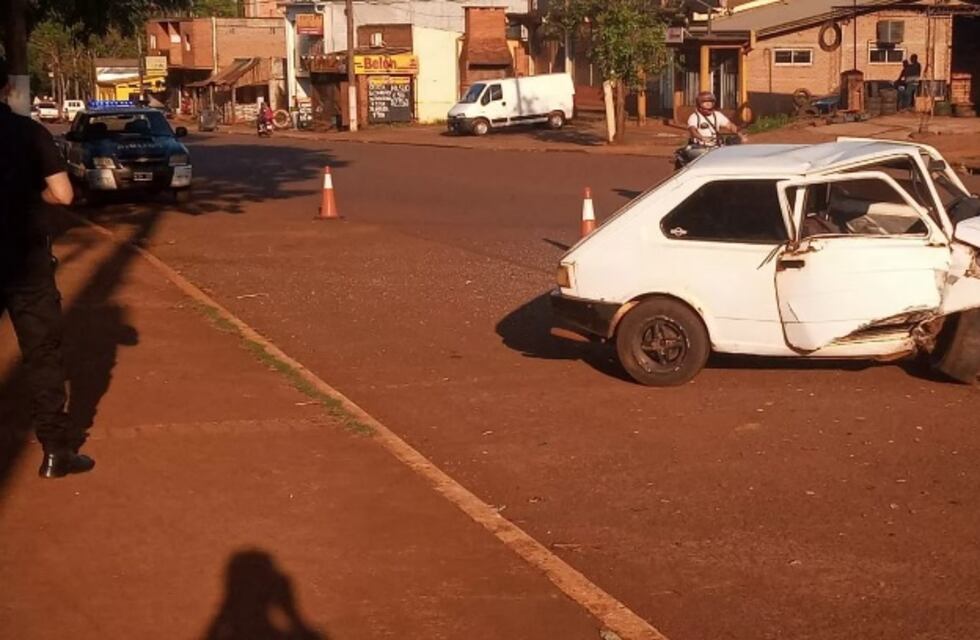 Accidente vial en Eldorado dejó un saldo de daños materiales
